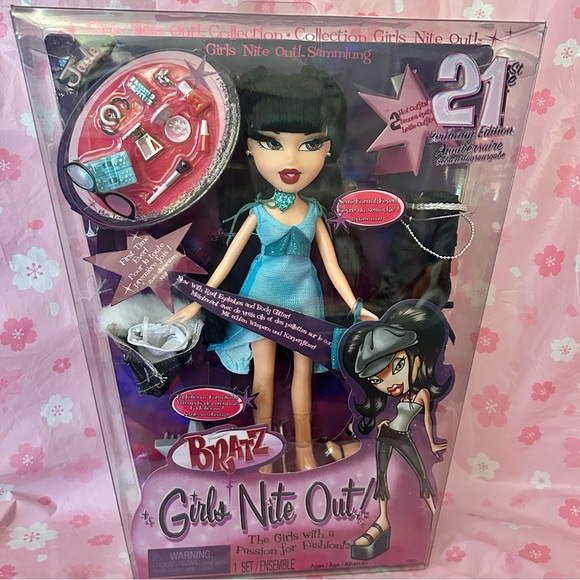 Bratz Other - NEW NIB Bratz Girls Nite Out Jade 21st Birthday Edition Reproduction 2022 Doll